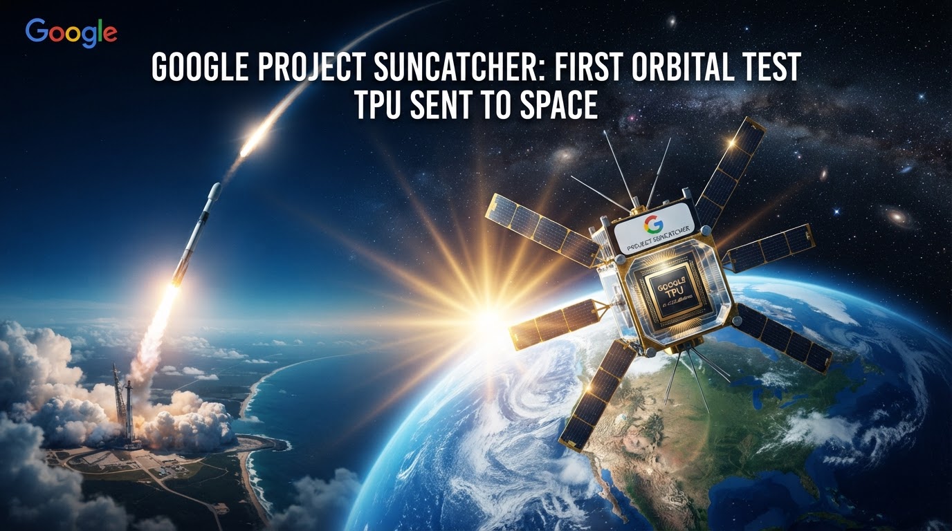 Google Project Suncatcher 首次在軌測試：把 TPU 送上太空