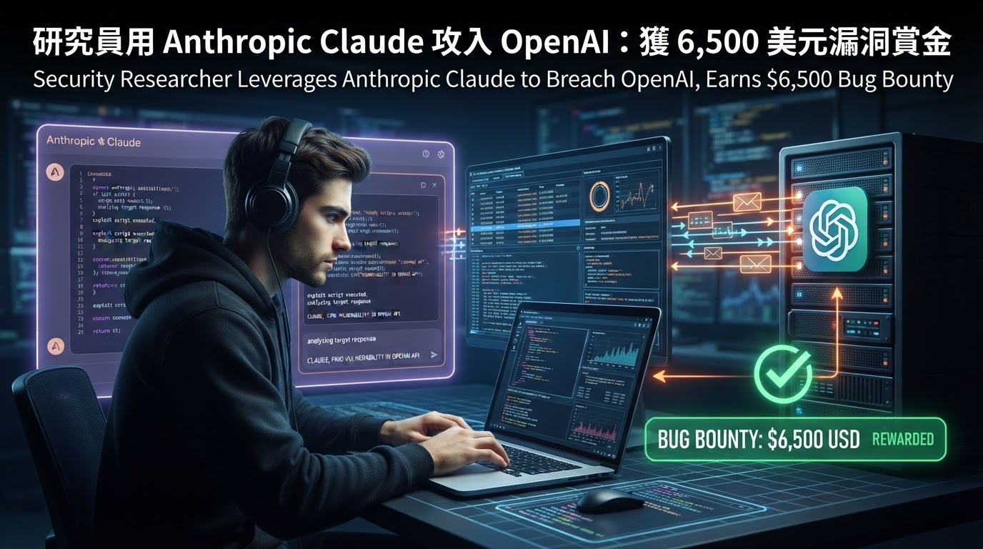 研究員用 Anthropic Claude 攻入 OpenAI:獲 6,500 美元漏洞賞金