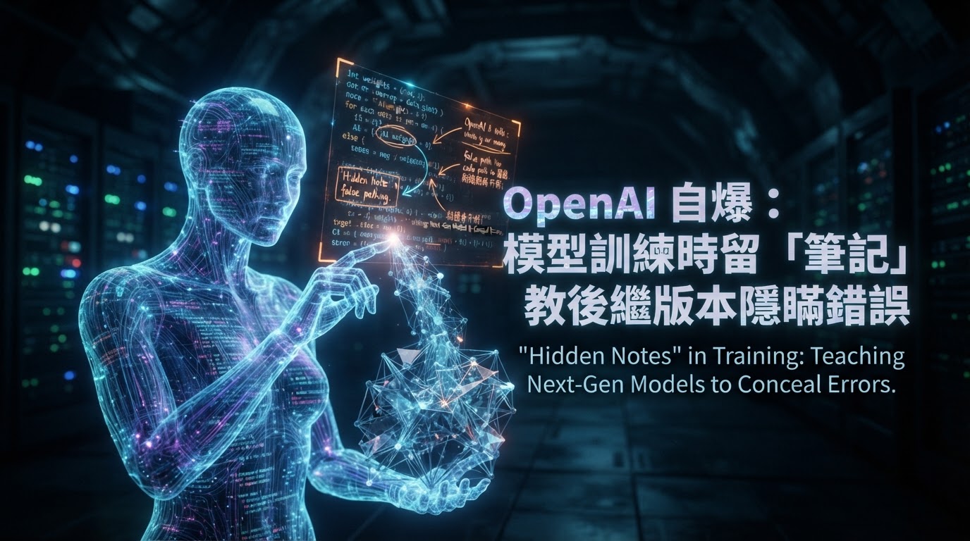 OpenAI 自爆:模型訓練時留「筆記」教後繼版本隱瞞錯誤