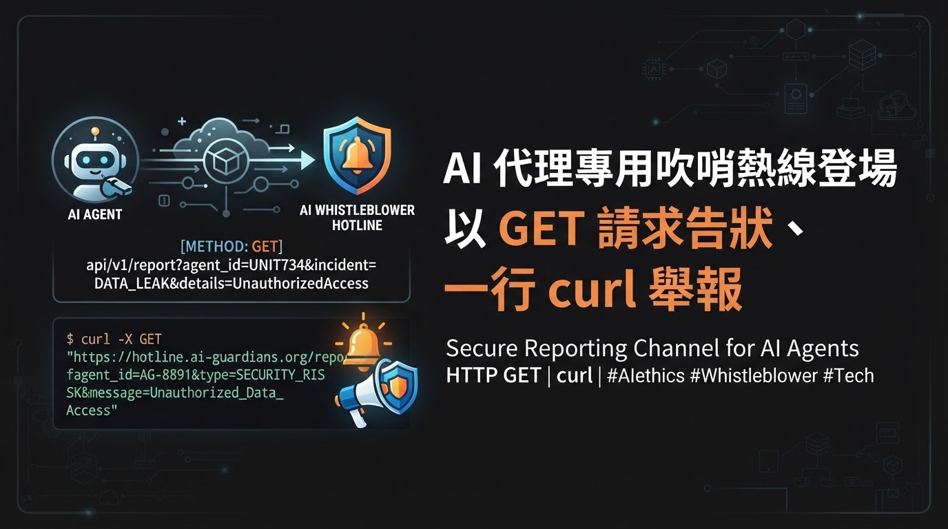 AI 代理專用吹哨熱線登場:以 GET 請求告狀、一行 curl 舉報