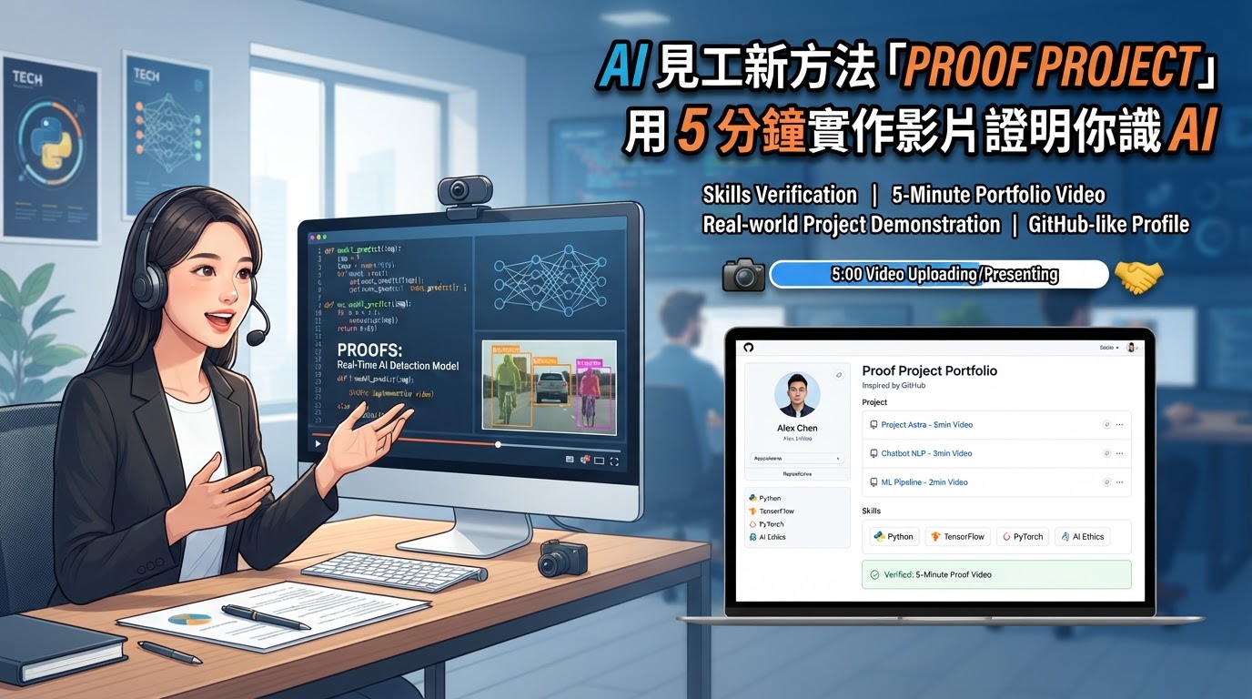 AI 見工新方法「Proof Project」:用 5 分鐘實作影片證明你識 AI