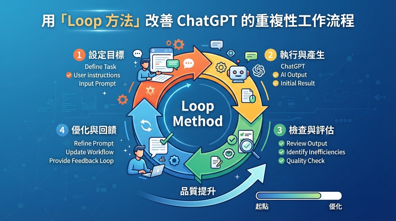 用「Loop 方法」改善 ChatGPT 的重複性工作流程