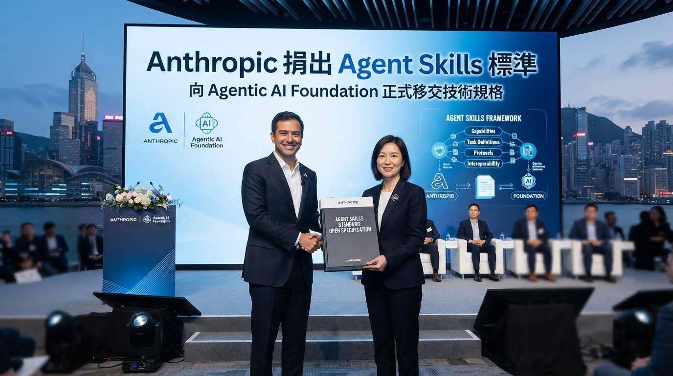 Anthropic 把 Agent Skills 標準捐給 Agentic AI Foundation