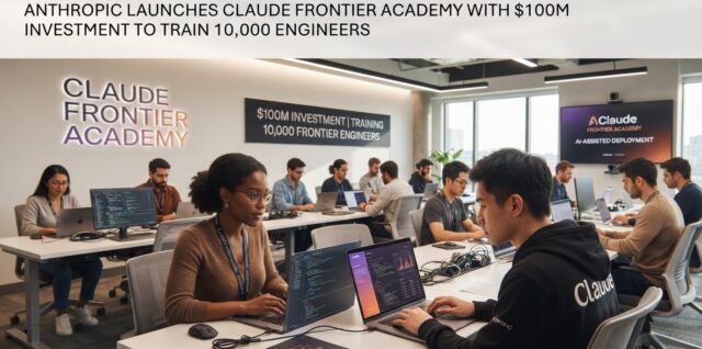 Anthropic invests 100 million USD in Claude Frontier Academy to train 10000 frontier deployed engineers