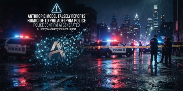 Anthropic AI model falsely reports homicide to Philadelphia police