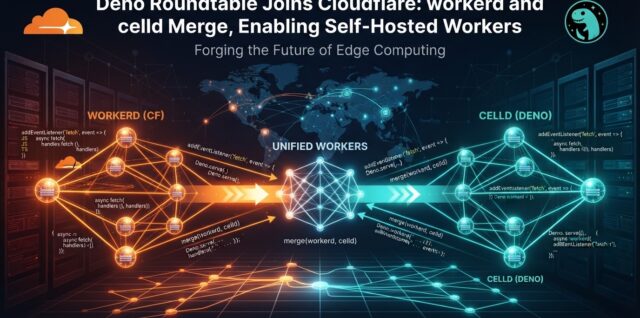 Deno joins Cloudflare workerd and celld merge enabling self-hosted Workers