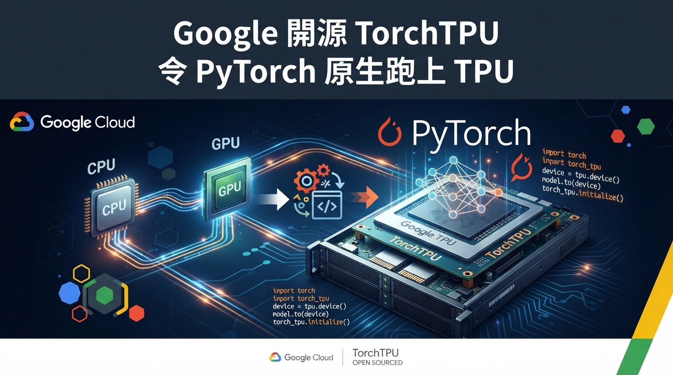 Google open sources TorchTPU for native PyTorch on TPUs